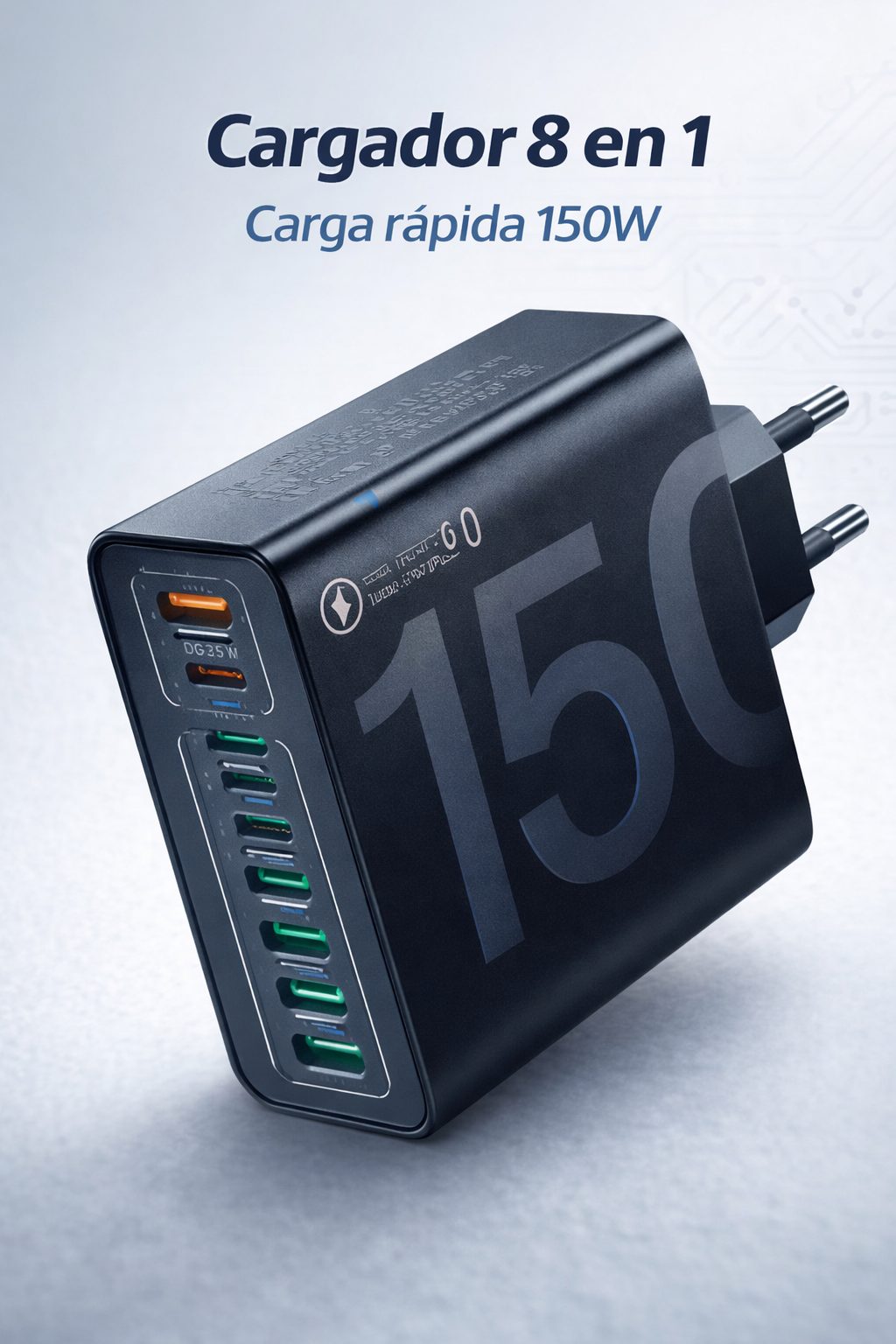 Cargador 8 En 1 - Multidispositivo - 150w
