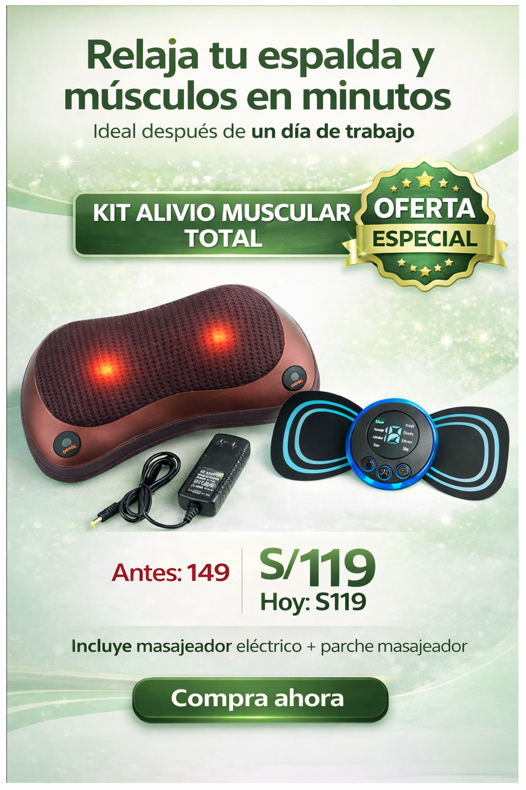 Kit Alivio Muscular Total