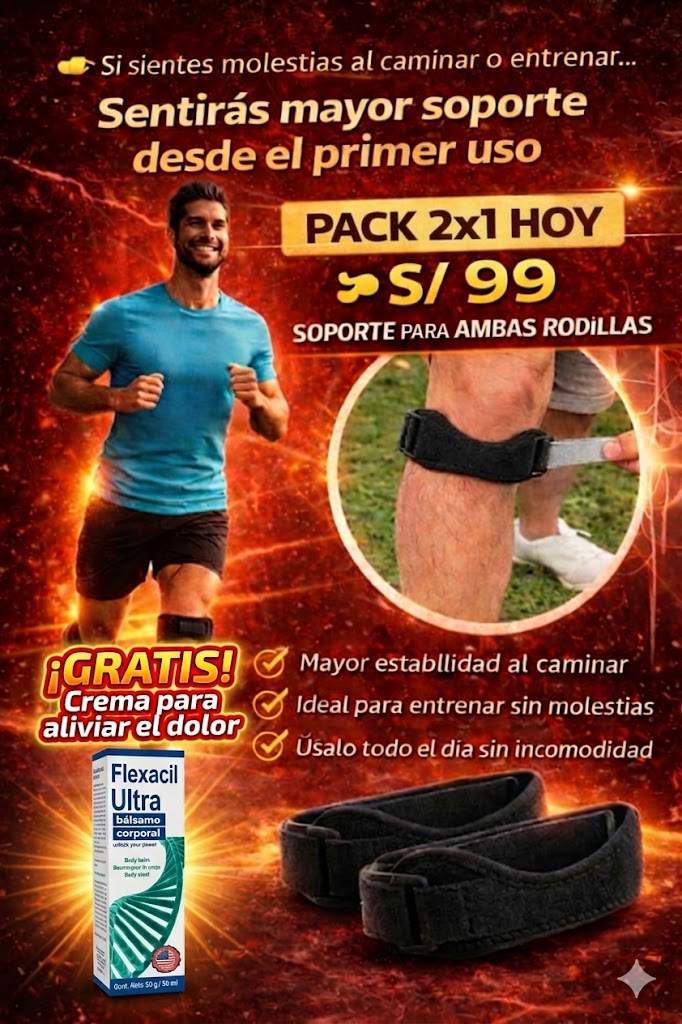 KIT ALIVIO Y SOPORTE PARA RODILLAS